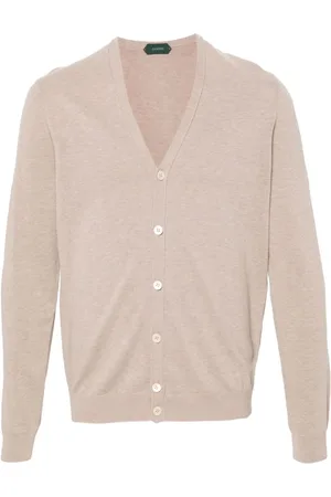 ZANONE V-neck cotton cardigan