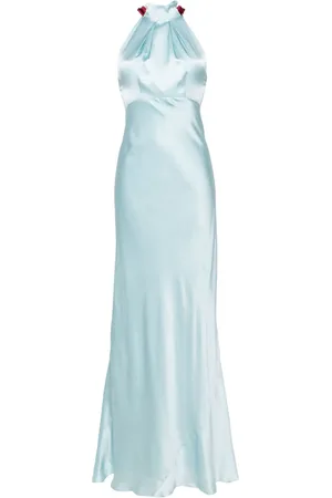 SALONI Michelle halterneck gown