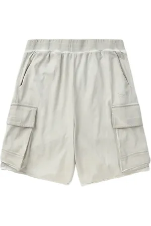 Izzue Cold-dye cotton cargo shorts