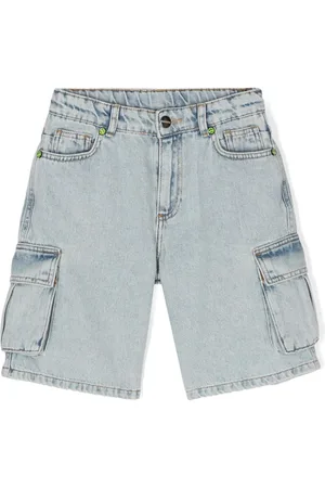 BARROW Denim cargo shorts