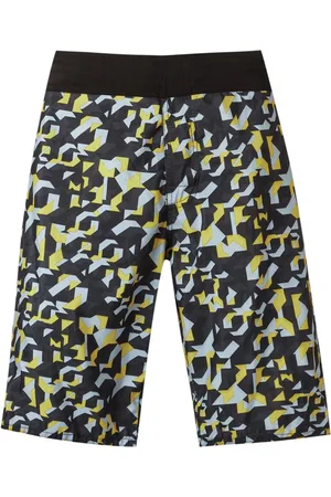 AMIR SLAMA Geometric-print swim shorts