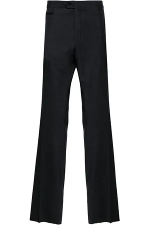 corneliani Checked tailored wool trousers