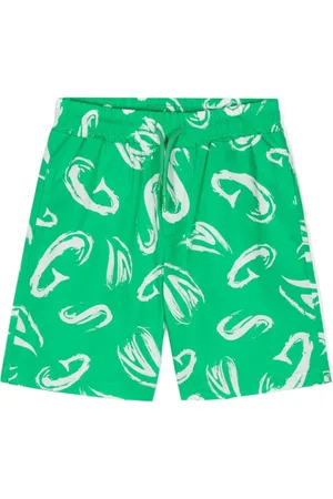 Msgm Abstract-print bermuda shorts