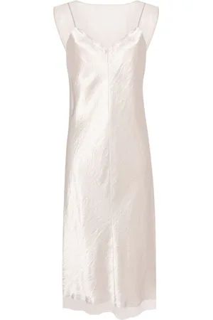 Vince Satin midi slip dress