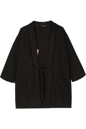Maharishi Tie-fastening cotton-hemp jacket