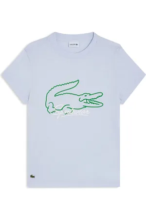 Lacoste Crocodile-print cotton T-shirt