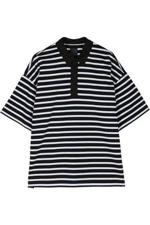 JUUN.J Striped cotton T-shirt
