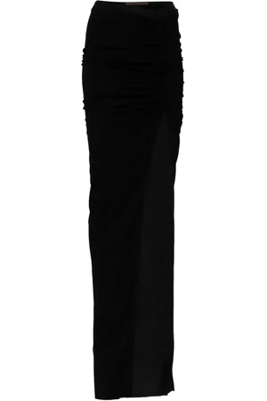 Rick Owens Waist-detail asymmetric skirt