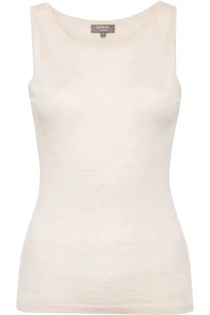 N.PEAL Scoop-neck tank top