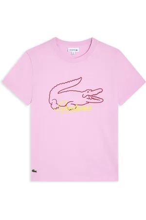 Lacoste Crocodile-print cotton T-shirt