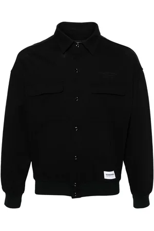NEIGHBORHOOD Logo-embroidered piqué shirt