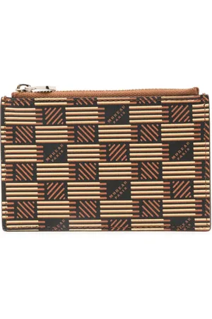 MOREAU Logo-stamp leather wallet