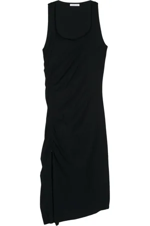 Patrizia Pepe Ruched-detail midi dress