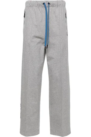 Moncler Logo-lettering cotton track pants
