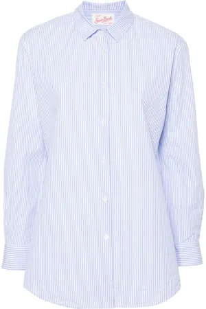 MC2 SAINT BARTH Brigitte seersucker shirt
