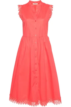 Twin-Set Poplin midi dress