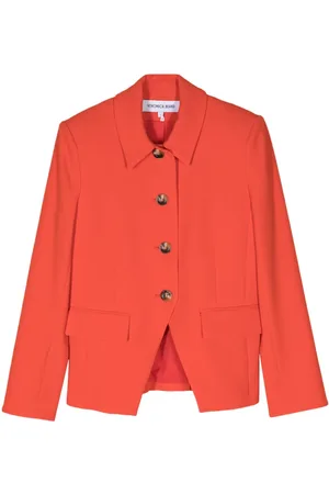 VERONICA BEARD Classic-collar poplin bazer
