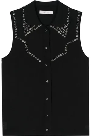 Dorothee Schumacher Stud-embellished knitted top