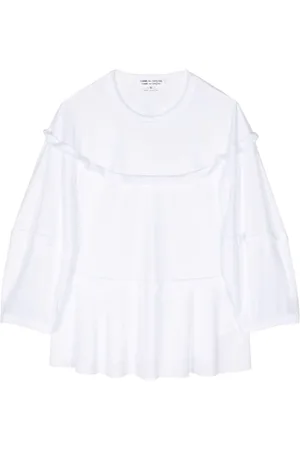Comme des Garçons Yoke-detail cotton-jersey top