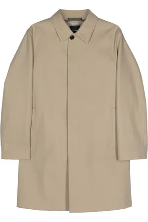 THEORY Din twill midi coat