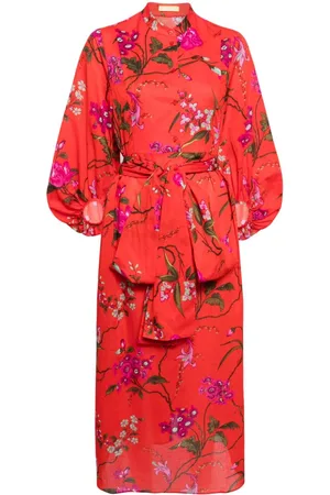Erdem Floral-print cotton-blend dress