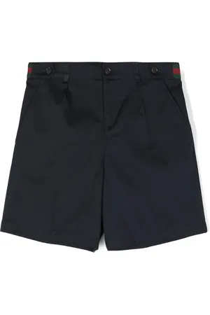 Gucci Web-stripe cotton shorts