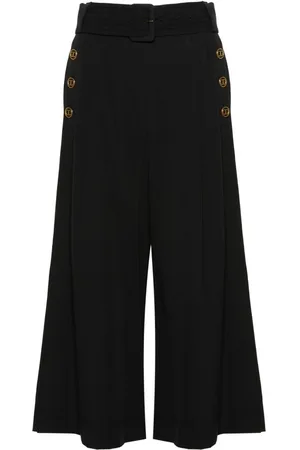 Twin-Set Wide-leg cropped trousers