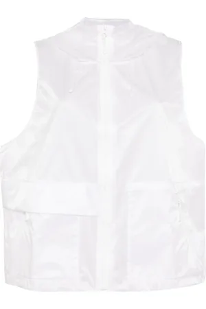 JNBY Slouchy-hooded zip-up vest