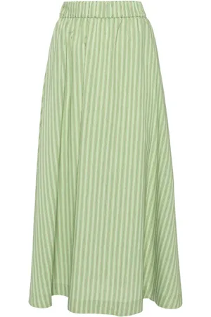 Rodebjer Marla striped midi skirt