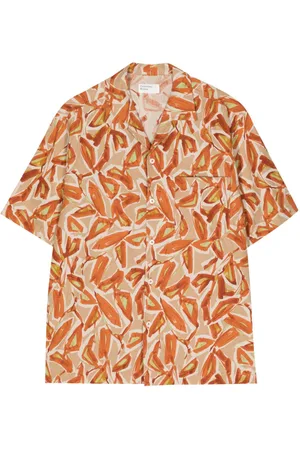Universal Works Artist Flower linen-cotton shirt