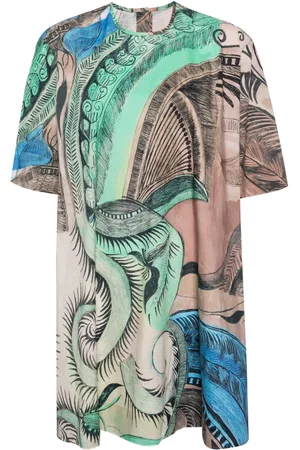 JNBY Cartoon-print shirt dress