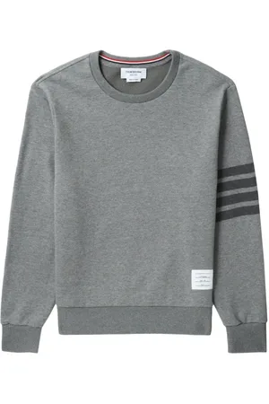 Thom Browne 4-Bar stripe cotton sweatshirt