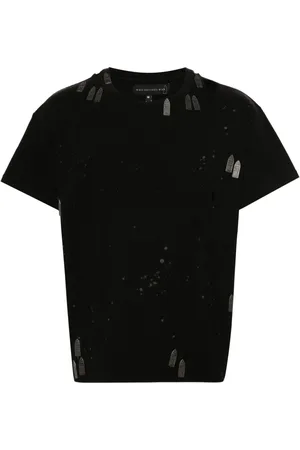 Who Decides War Logo-plaque distressed T-shirt