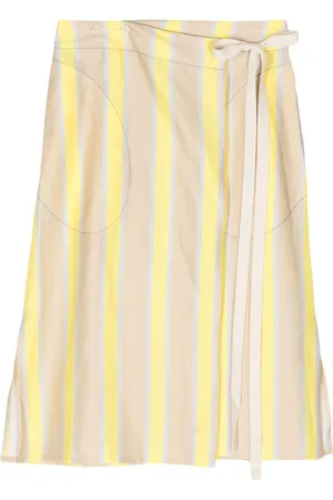 Lee Mathews Emmy striped wrap skirt