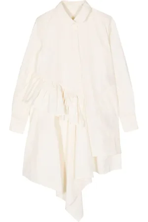 UMA WANG Asymmetric cotton shirt