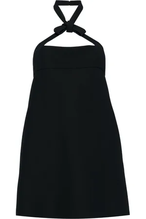 Dior Wool-blend halterneck minidress