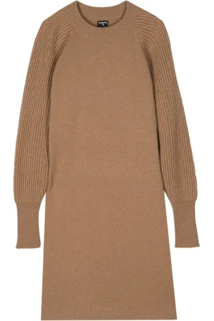 CHANEL 1990s long-sleeved knitted dress