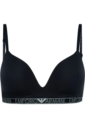 Emporio Armani Iconic logo-underband bra
