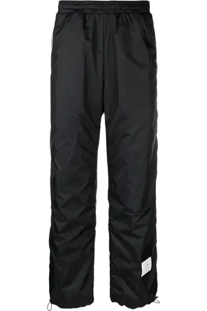 Thom Browne Logo-patch sheer-ripstop track pants