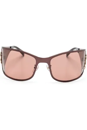 BLUMARINE Wraparound-frame sunglasses