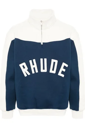 Rhude Contrast Varsity cotton sweatshirt