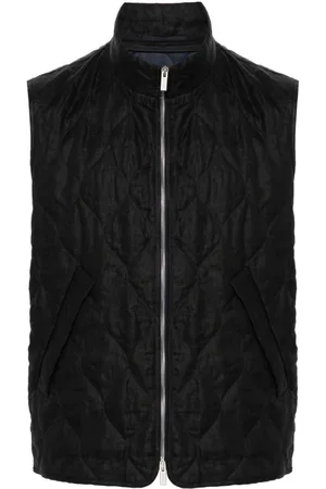 Boglioli Quilted zip-up gilet