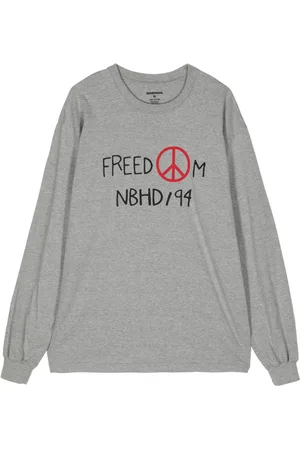 NEIGHBORHOOD Slogan-print cotton T-shirt