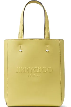 Jimmy Choo Lenny debossed-logo leather tote bag