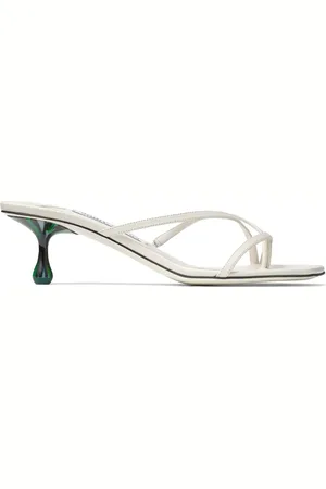 Jimmy Choo 50mm Etana strappy leather mules