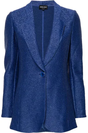 Giorgio Armani Patterned-jacquard blazer