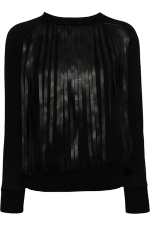 Neil Barrett Fringed long-sleeve sweatshirt