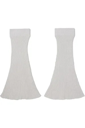 OUR LEGACY Ribbed-knit cotton gaiters