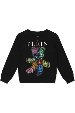 Philipp Plein Teddy Bear crystal-embellished sweatshirt