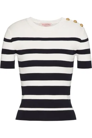 VALENTINO GARAVANI Striped cotton jumper